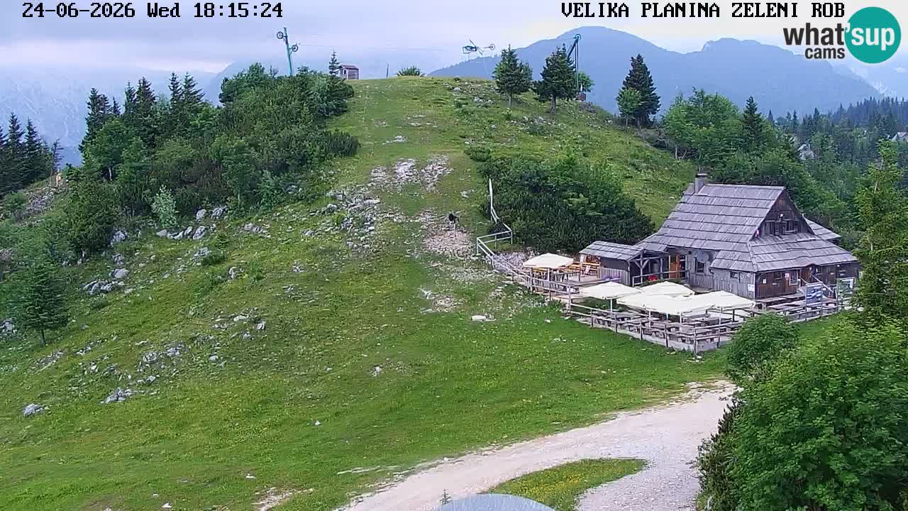 Zeleni Rob | Web kamera Velika Planina