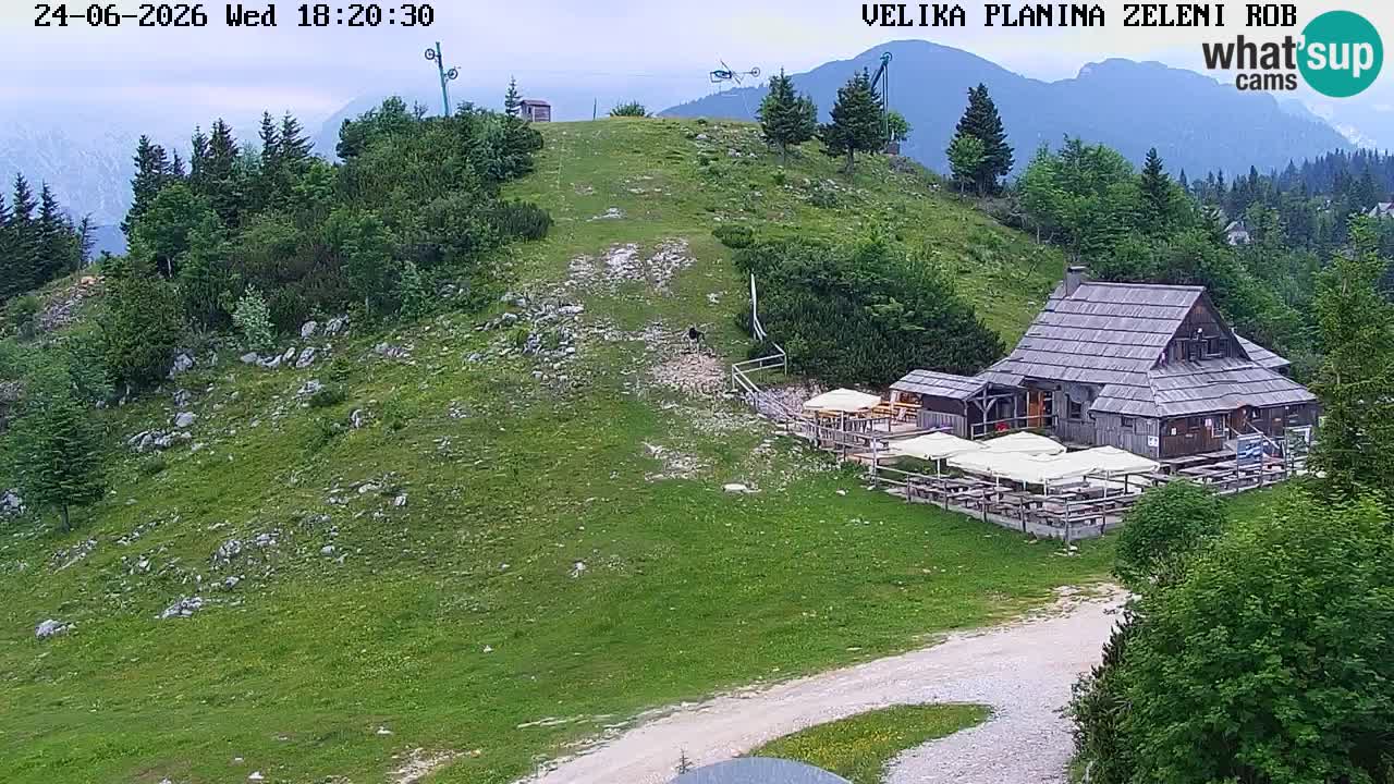 Zeleni Rob | Webcam live Velika Planina
