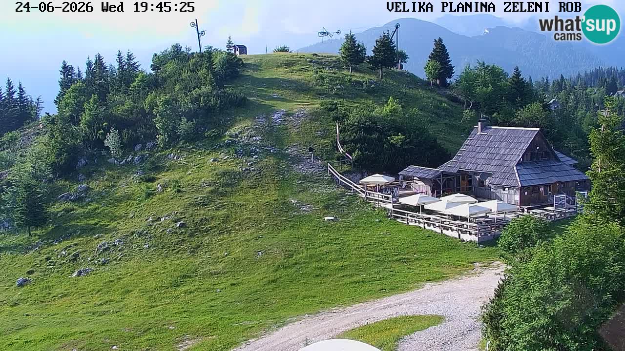 Zeleni Rob – Webcam live | Velika Planina