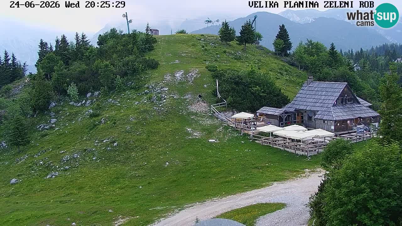 Zeleni Rob – Webcam live | Velika Planina