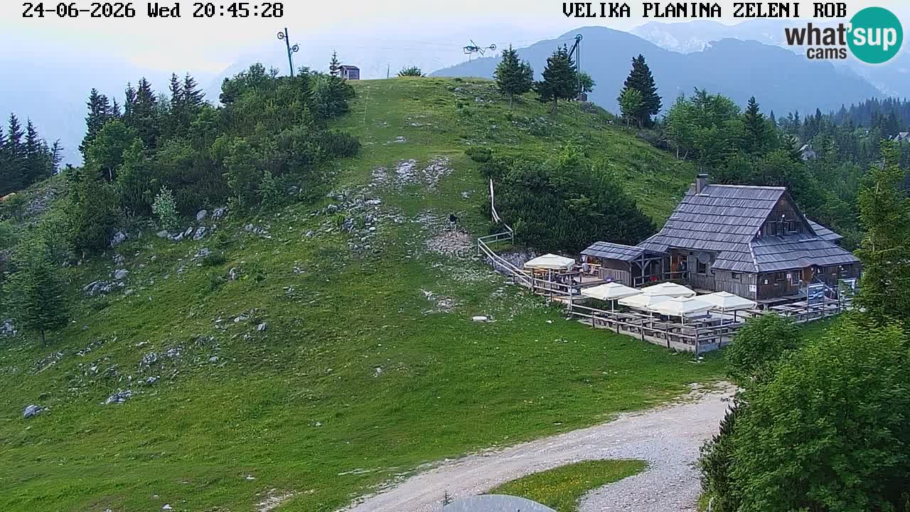 Zeleni Rob – Webcam live | Velika Planina