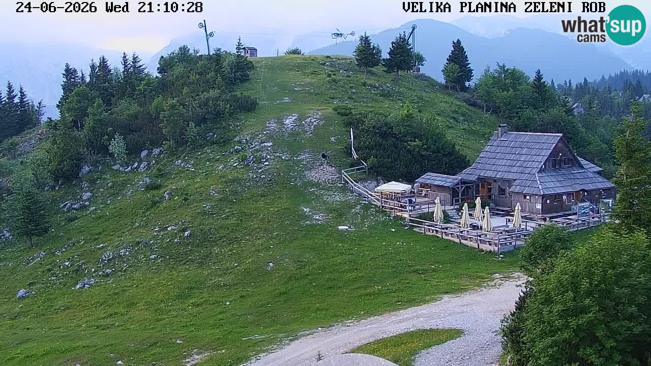 Zeleni Rob – Webcam live | Velika Planina
