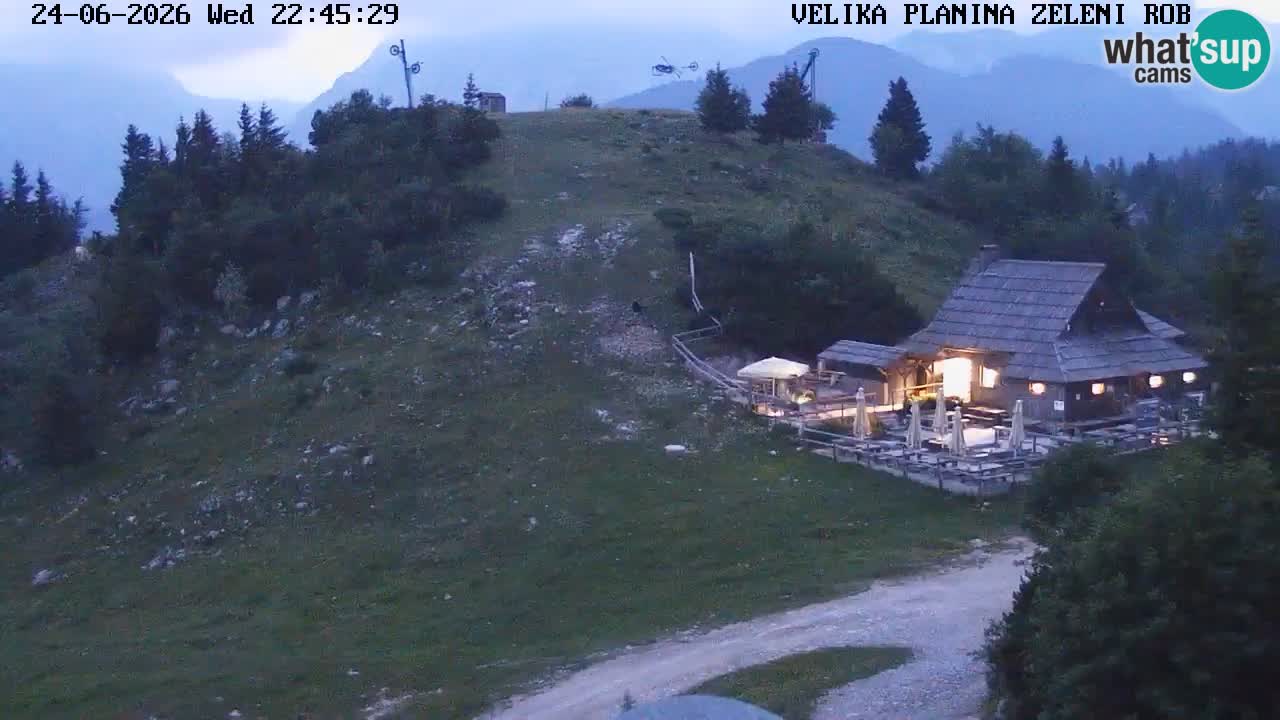 Zeleni Rob | Web kamera Velika Planina
