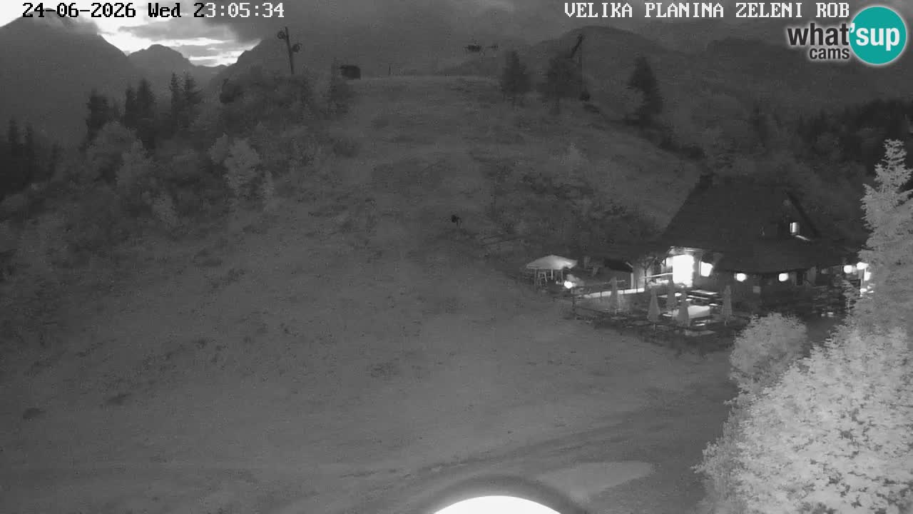 Zeleni Rob | Webcam en vivo Velika Planina