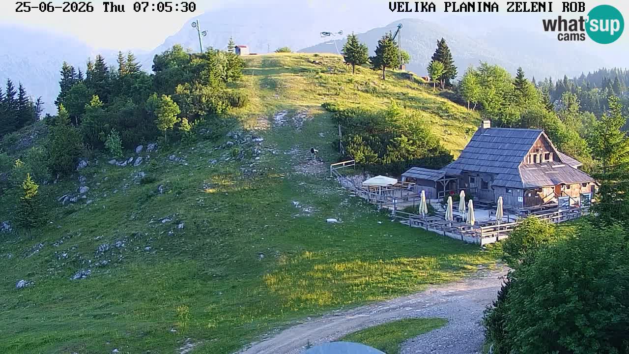 Zeleni Rob – Webcam live | Velika Planina