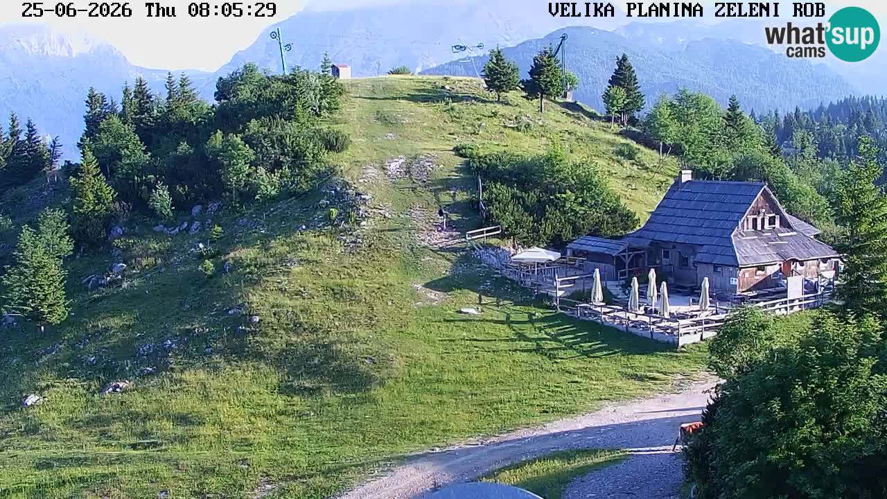 Zeleni Rob – Webcam live | Velika Planina