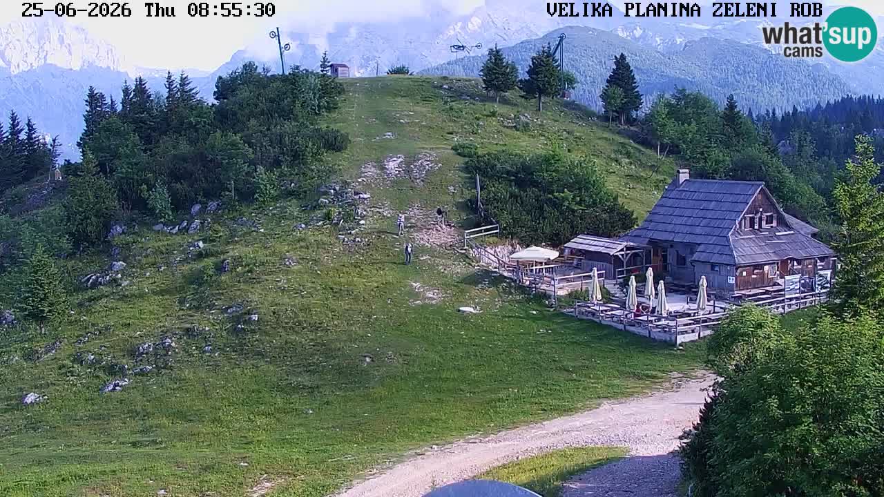 Zeleni Rob – Webcam live | Velika Planina
