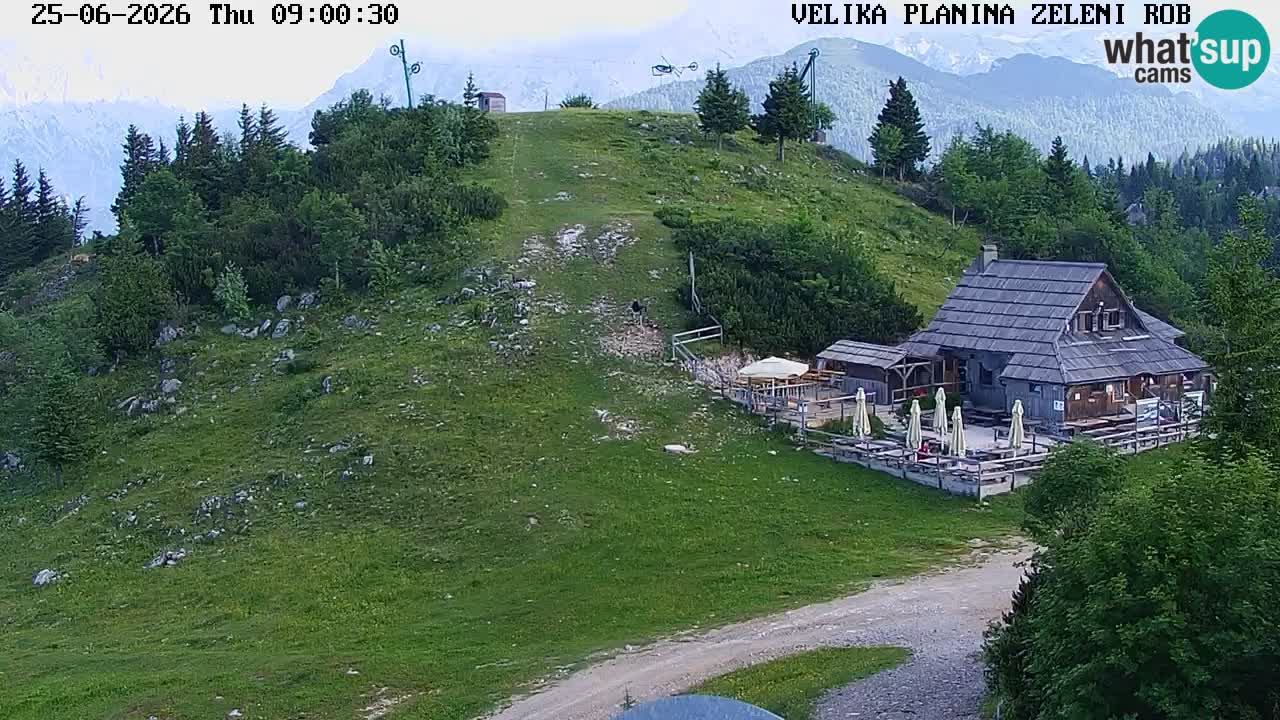 Zeleni Rob – Webcam live | Velika Planina