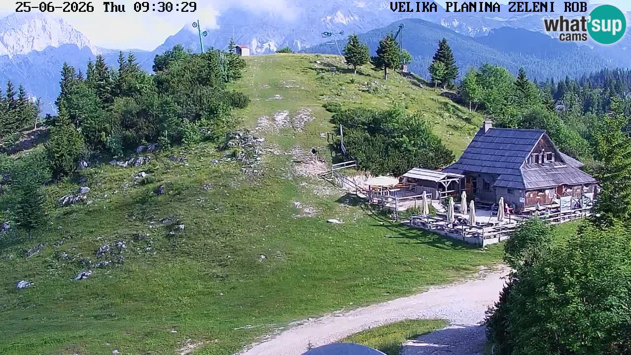 Zeleni Rob – Webcam live | Velika Planina