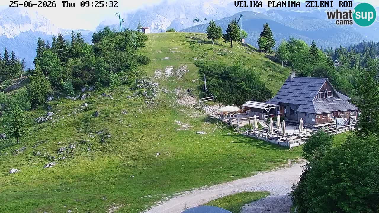 Zeleni Rob – Webcam live | Velika Planina