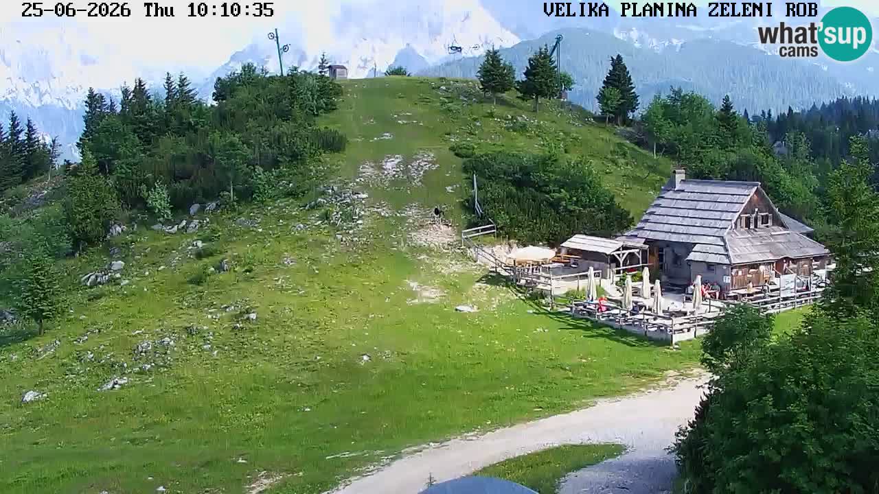 Zeleni Rob – Webcam live | Velika Planina
