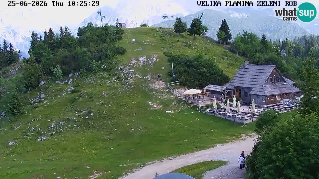 Zeleni Rob – Webcam live | Velika Planina
