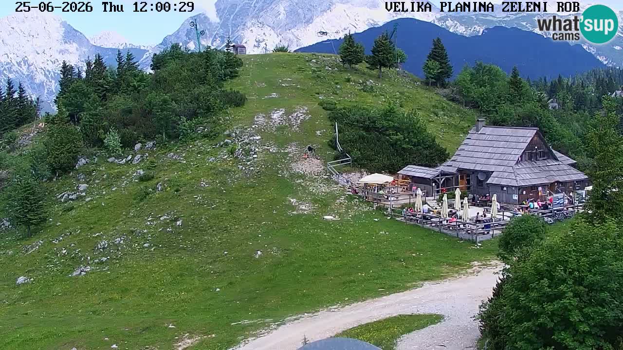 Zeleni Rob – Webcam live | Velika Planina