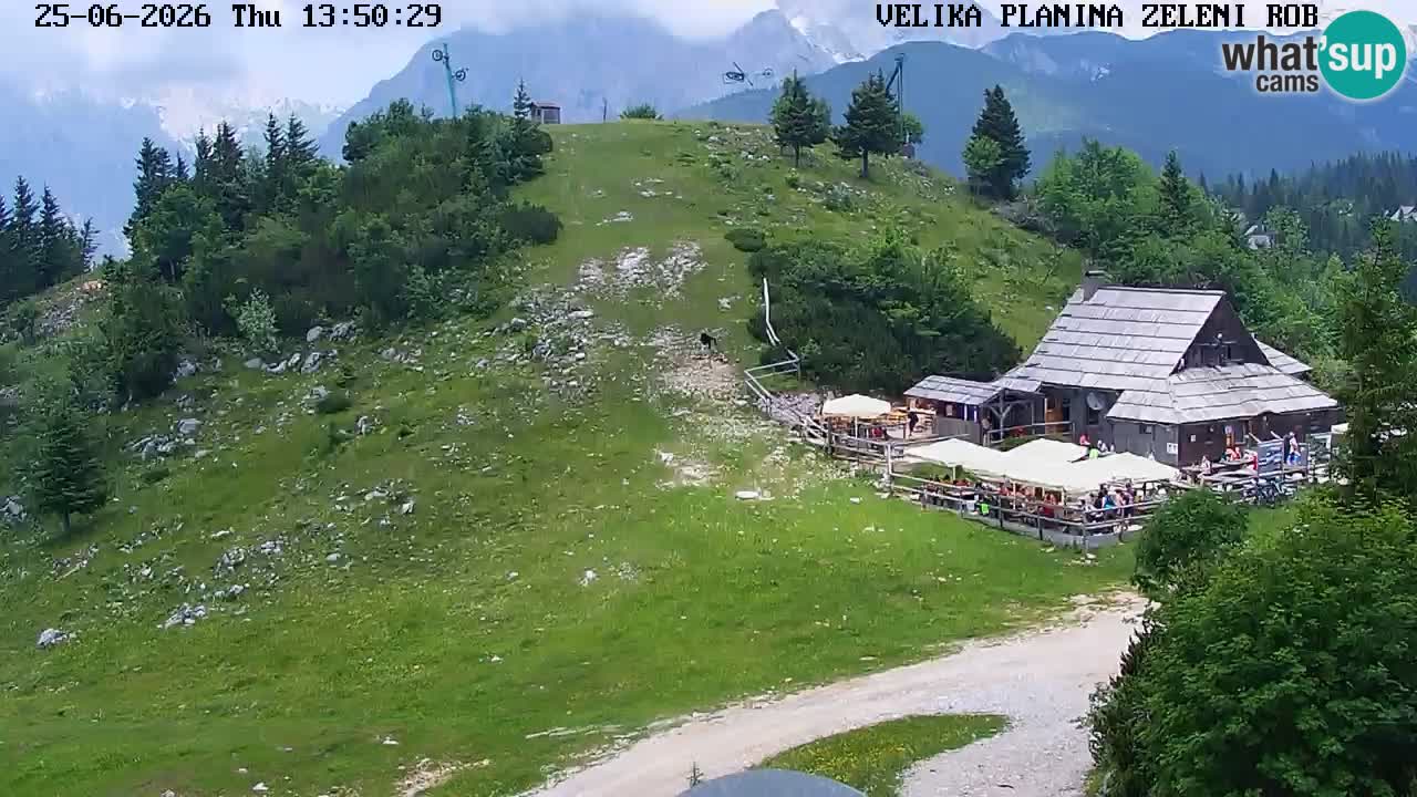 Zeleni Rob | Webcam live Velika Planina