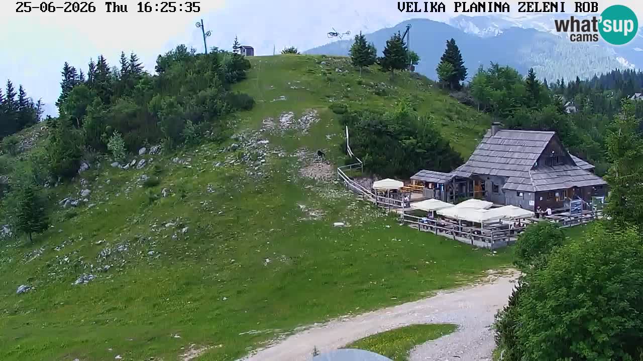 Zeleni Rob – Webcam live | Velika Planina