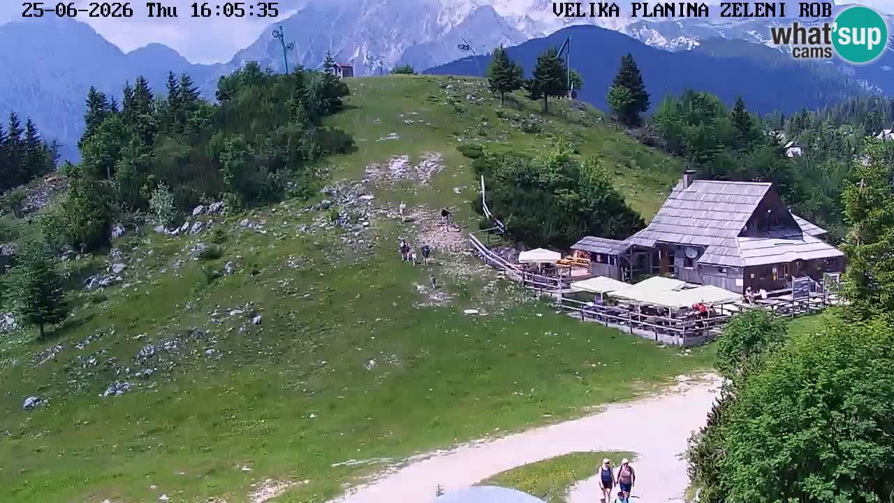 Zeleni Rob | Web kamera Velika Planina