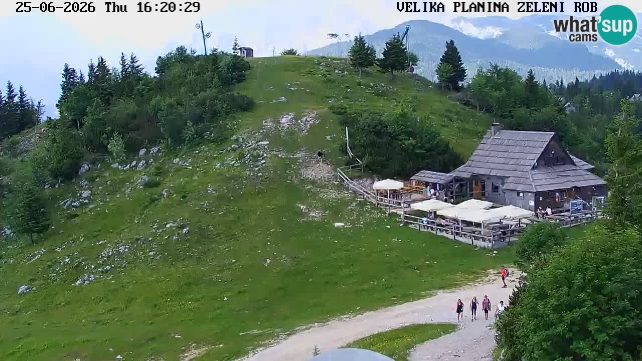 Zeleni Rob – Webcam live | Velika Planina