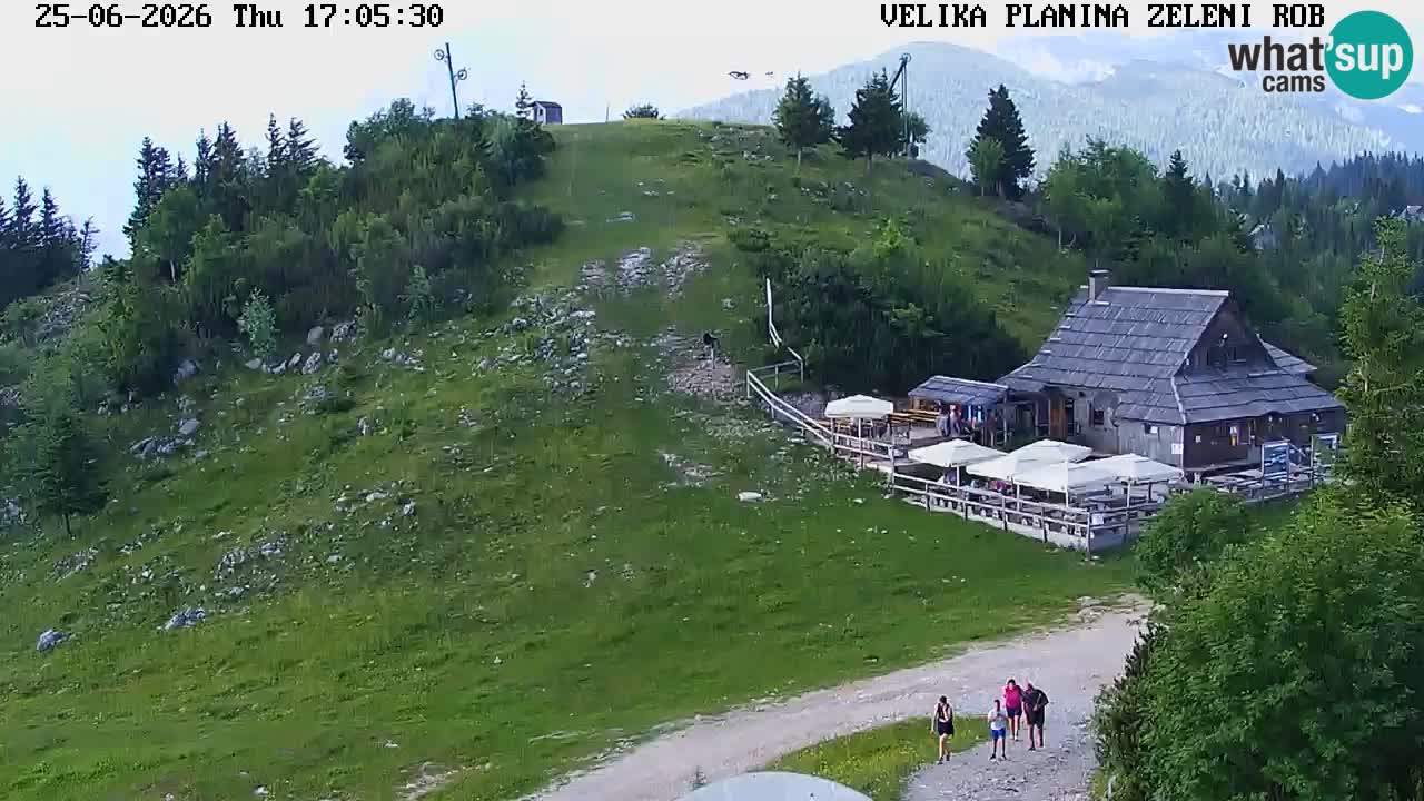Zeleni Rob – Webcam live | Velika Planina