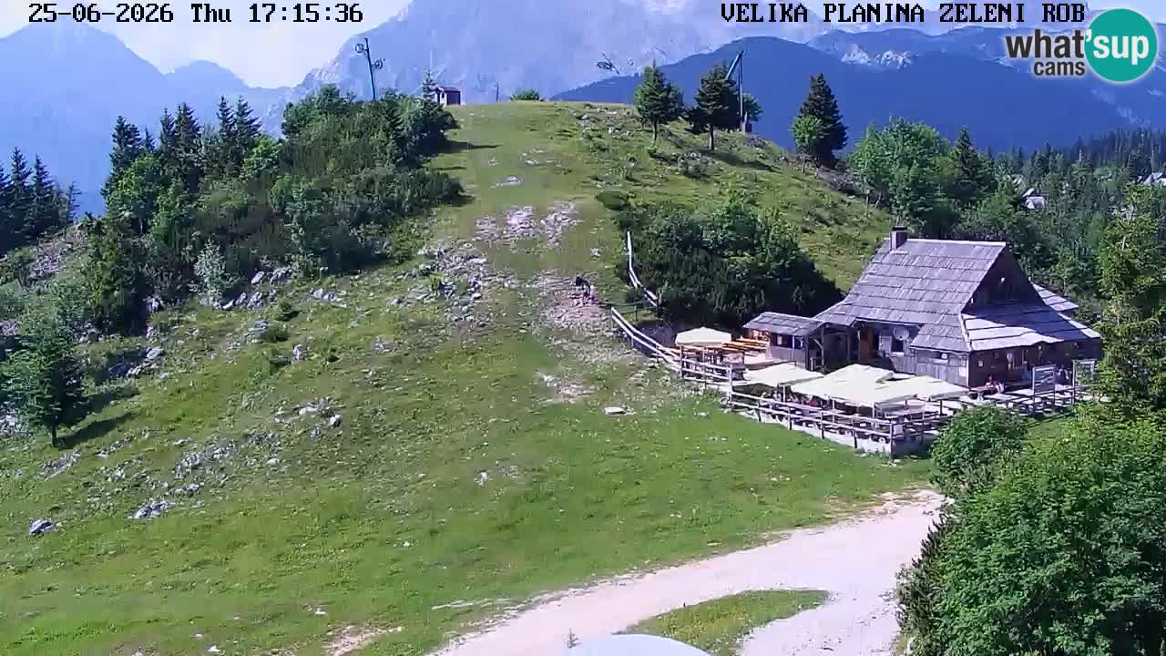 Zeleni Rob | Webcam live Velika Planina