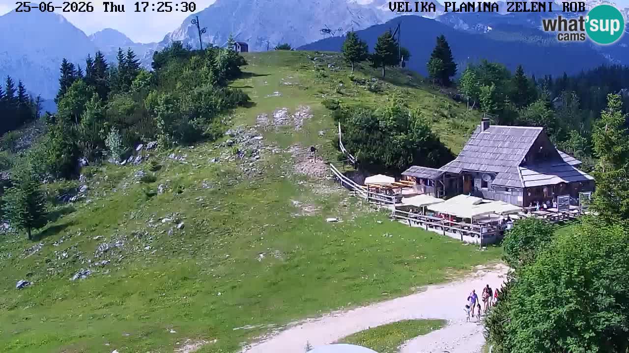 Zeleni Rob | Webcam live Velika Planina