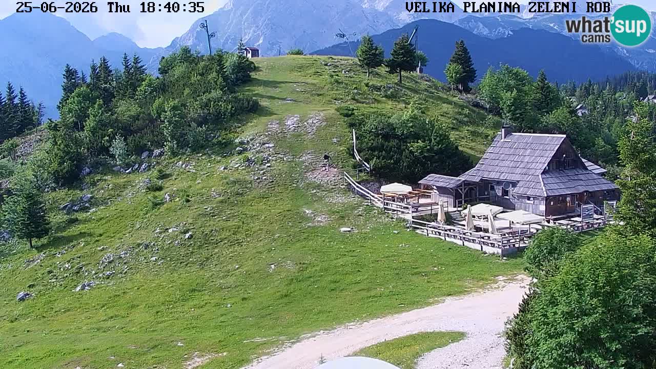 Zeleni Rob | Webcam live Velika Planina