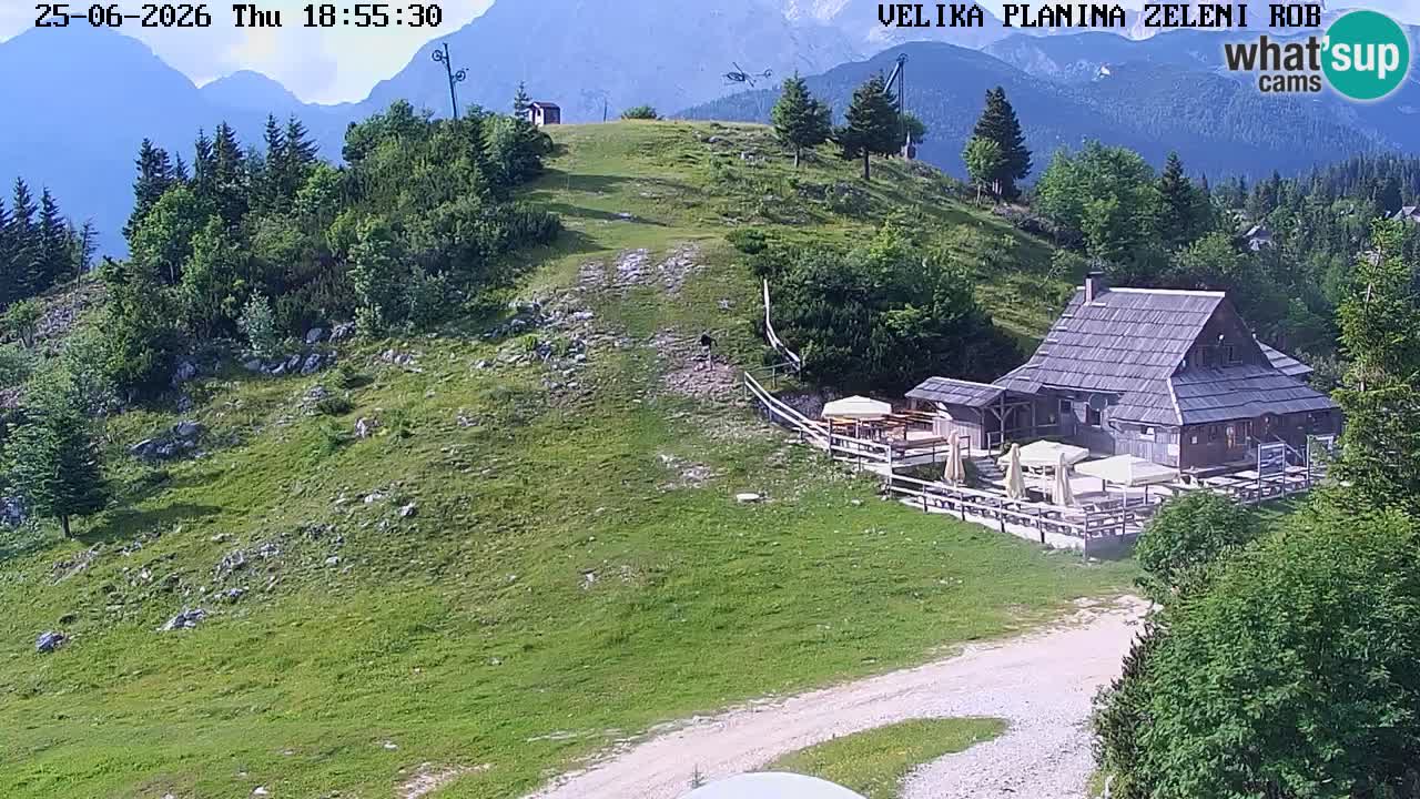 Zeleni Rob – Webcam live | Velika Planina