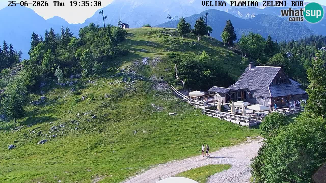 Zeleni Rob – Webcam live | Velika Planina