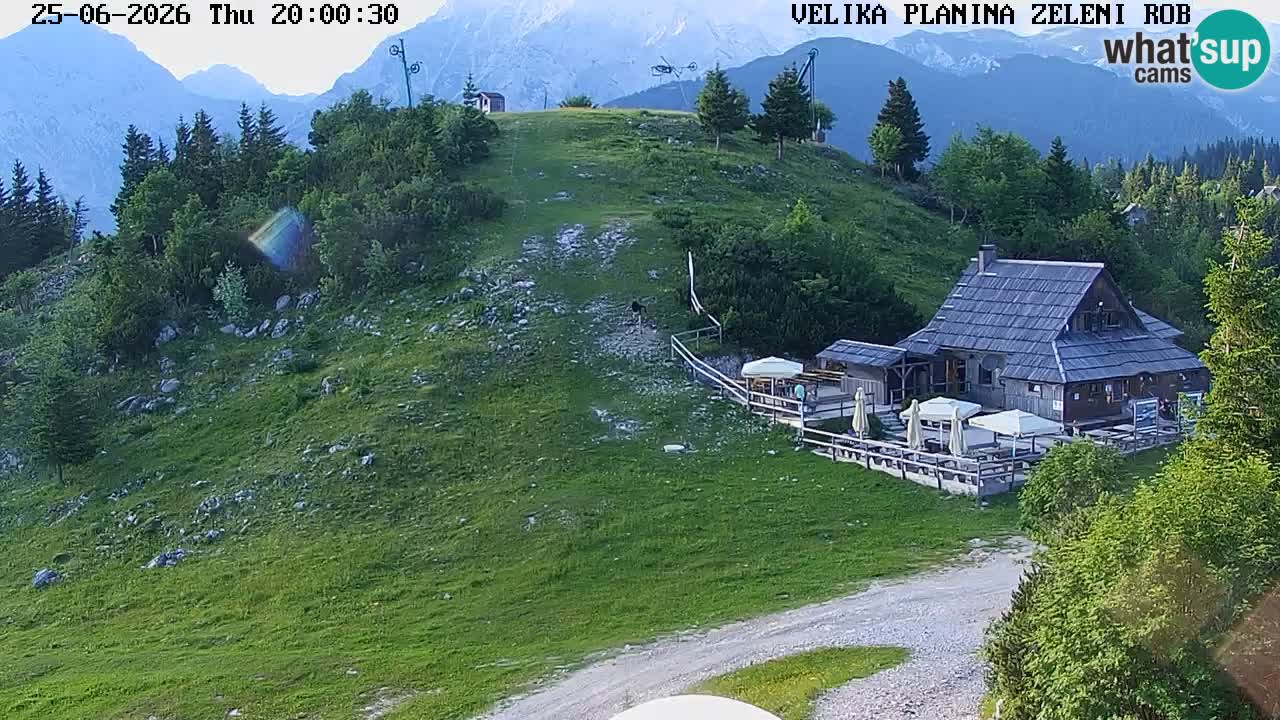 Zeleni Rob | Web kamera Velika Planina