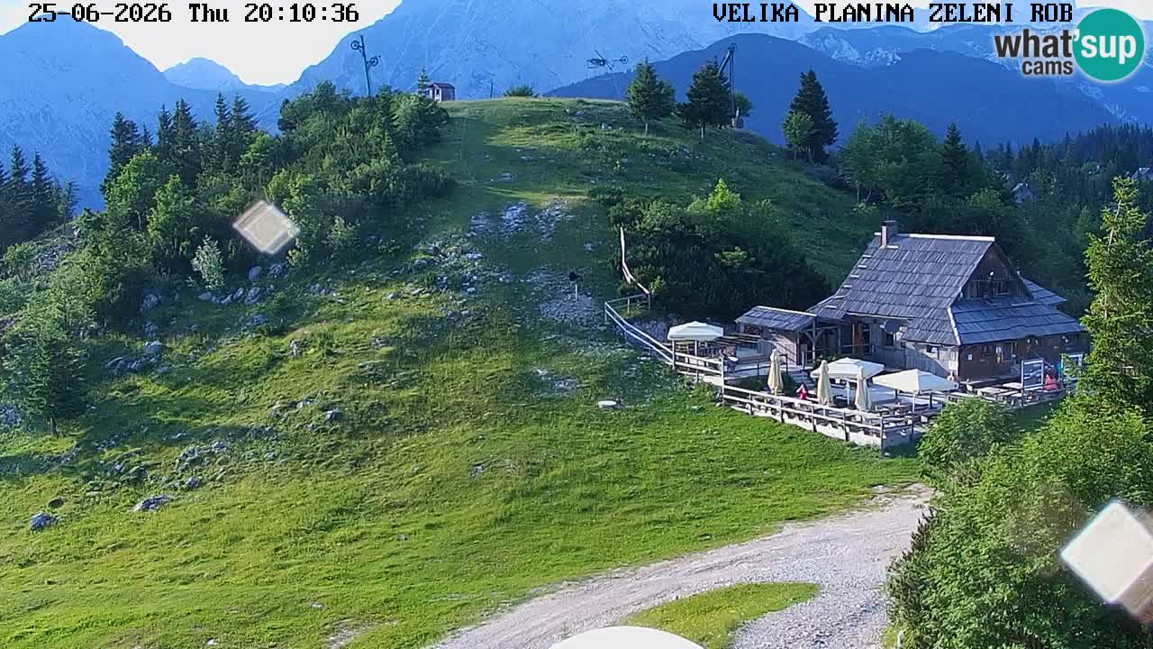 Zeleni Rob – Webcam live | Velika Planina