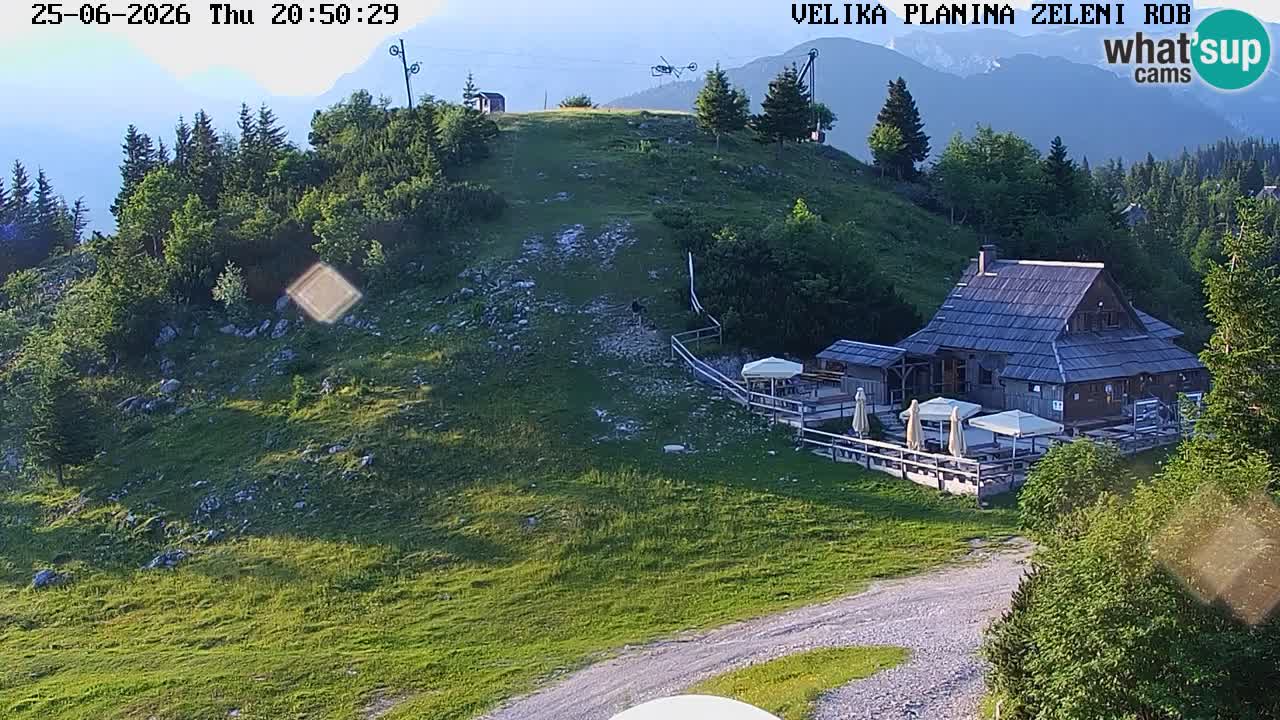 Zeleni Rob – Webcam live | Velika Planina