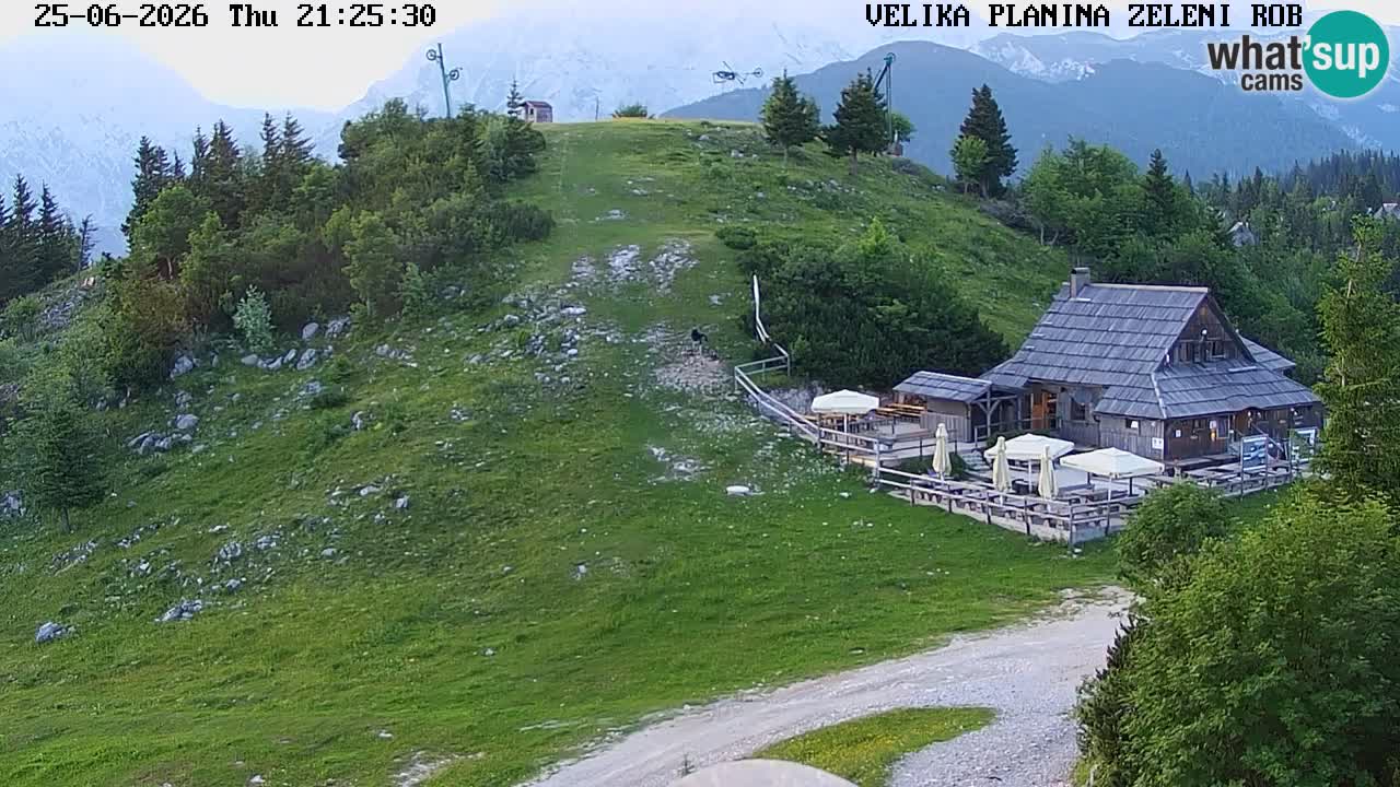 Zeleni Rob – Webcam live | Velika Planina