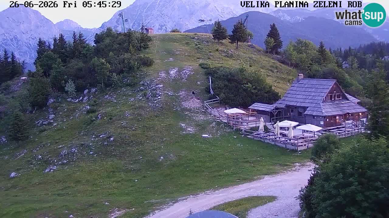 Zeleni Rob – Webcam live | Velika Planina