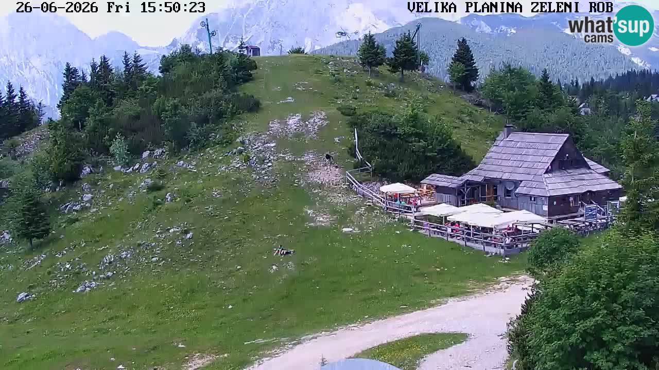 Zeleni Rob | Webcam live Velika Planina
