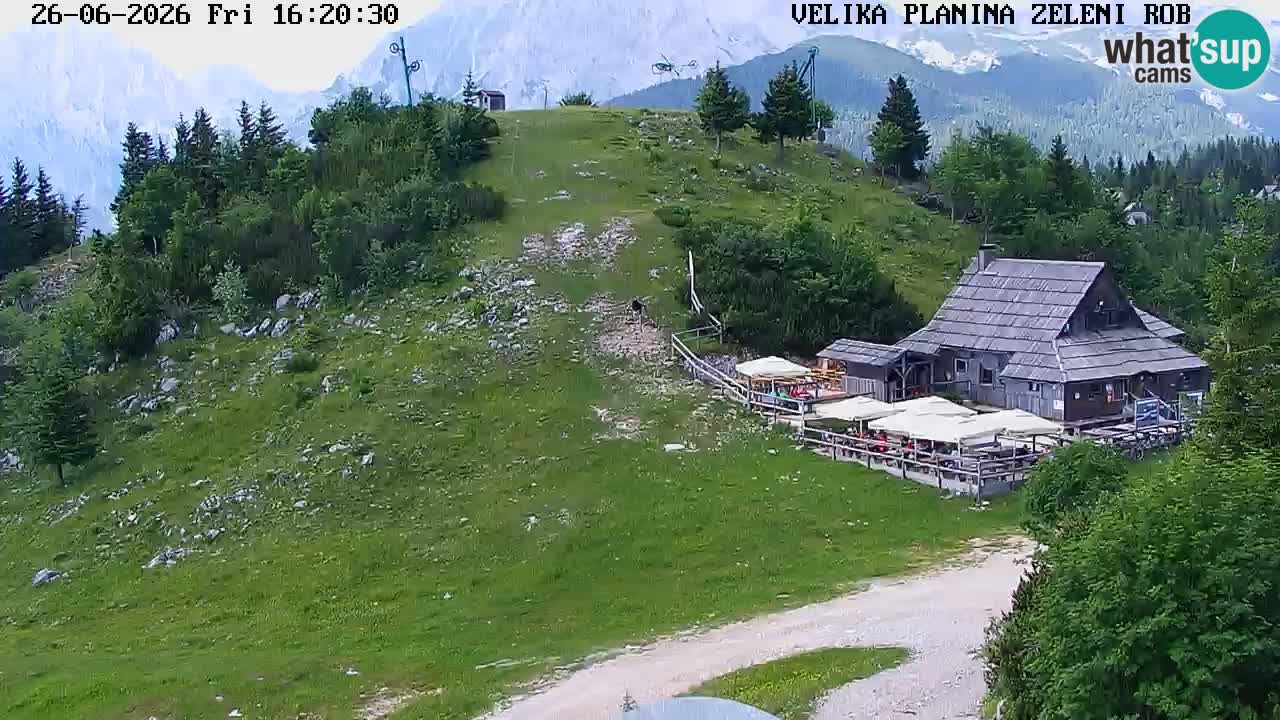Zeleni Rob | Webcam live Velika Planina