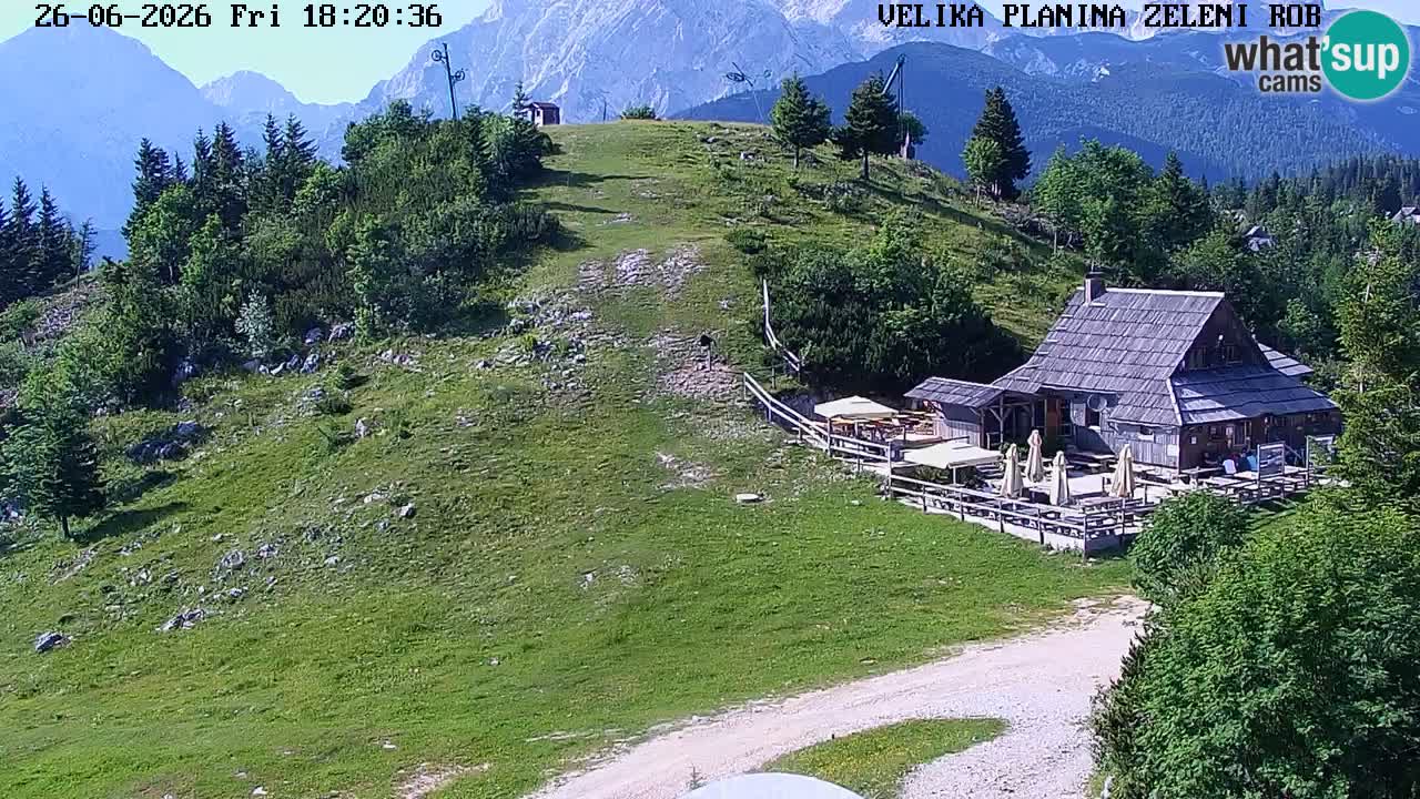 Zeleni Rob | Webcam live Velika Planina