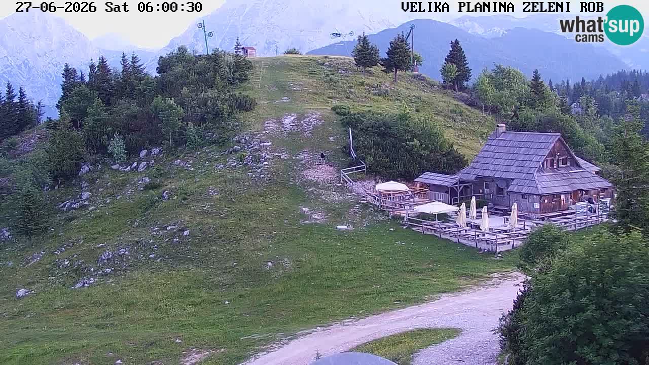 Zeleni Rob | Webcam live Velika Planina