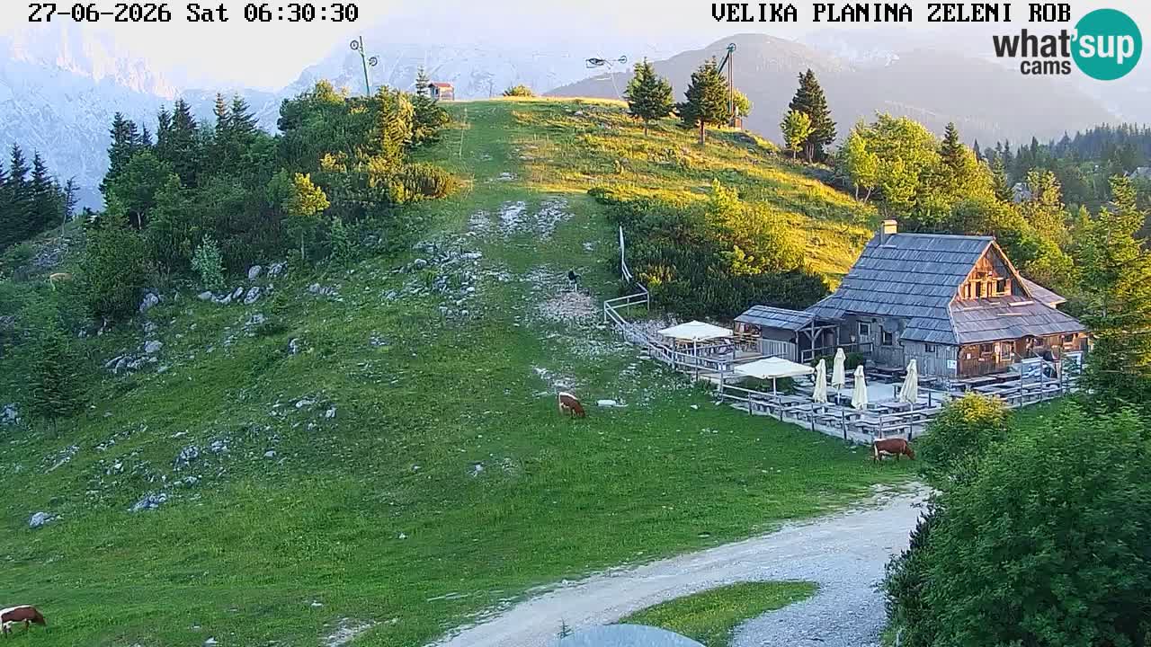 Zeleni Rob – Webcam live | Velika Planina