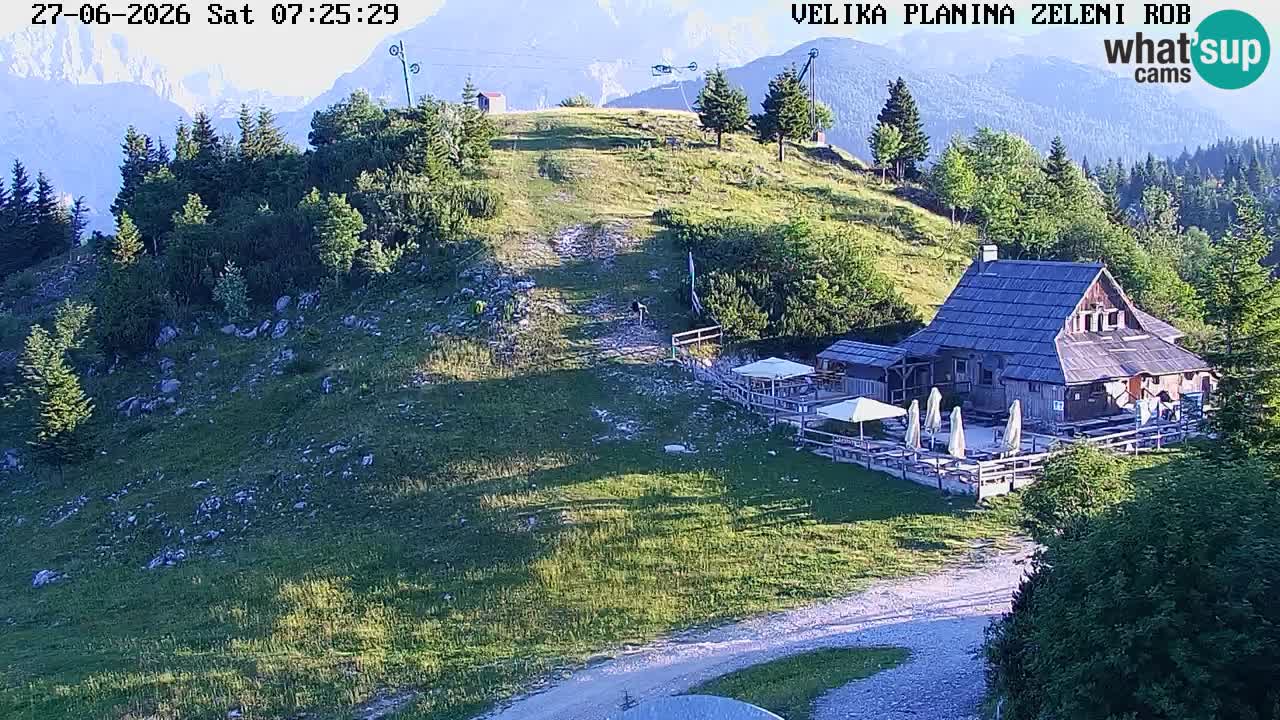 Zeleni Rob | Webcam live Velika Planina