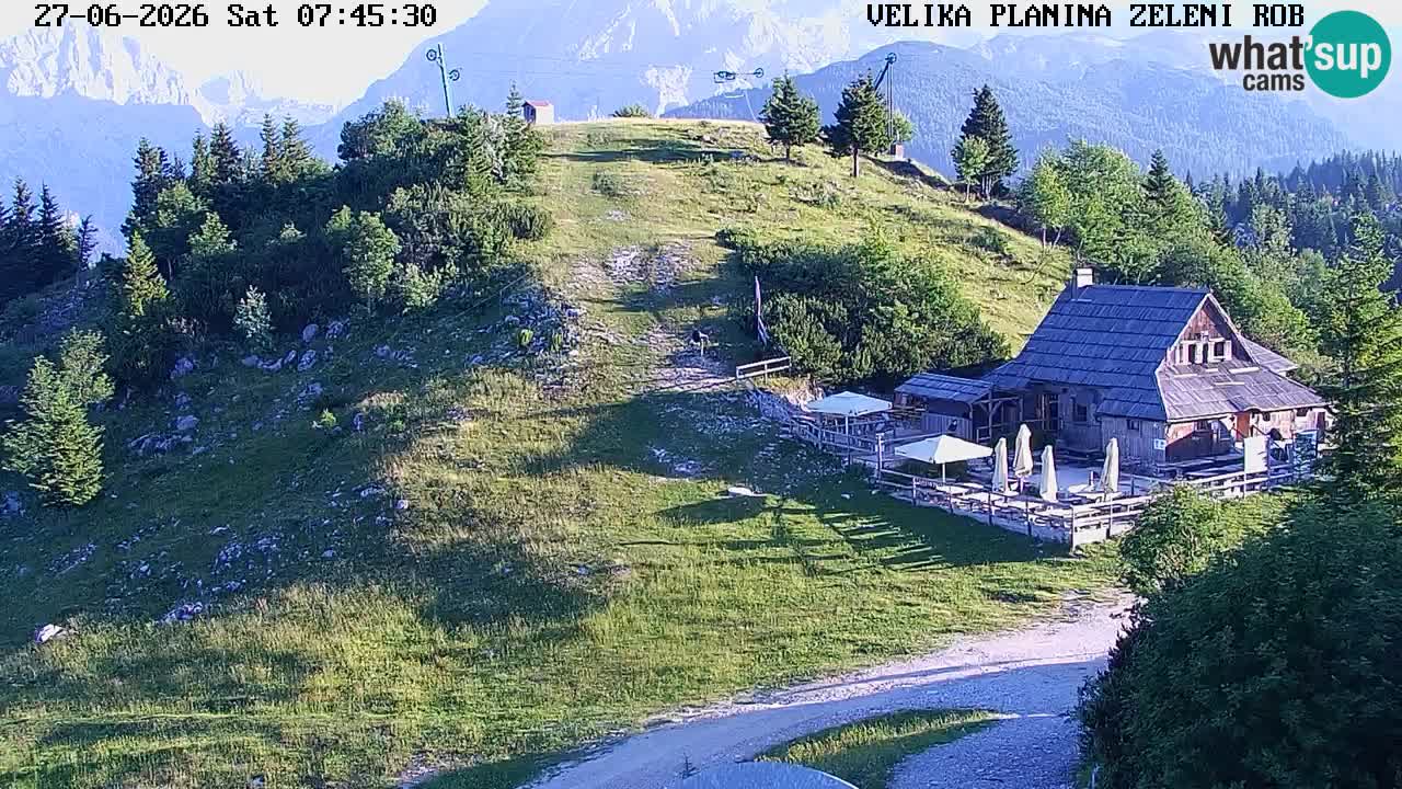 Zeleni Rob | Web kamera Velika Planina