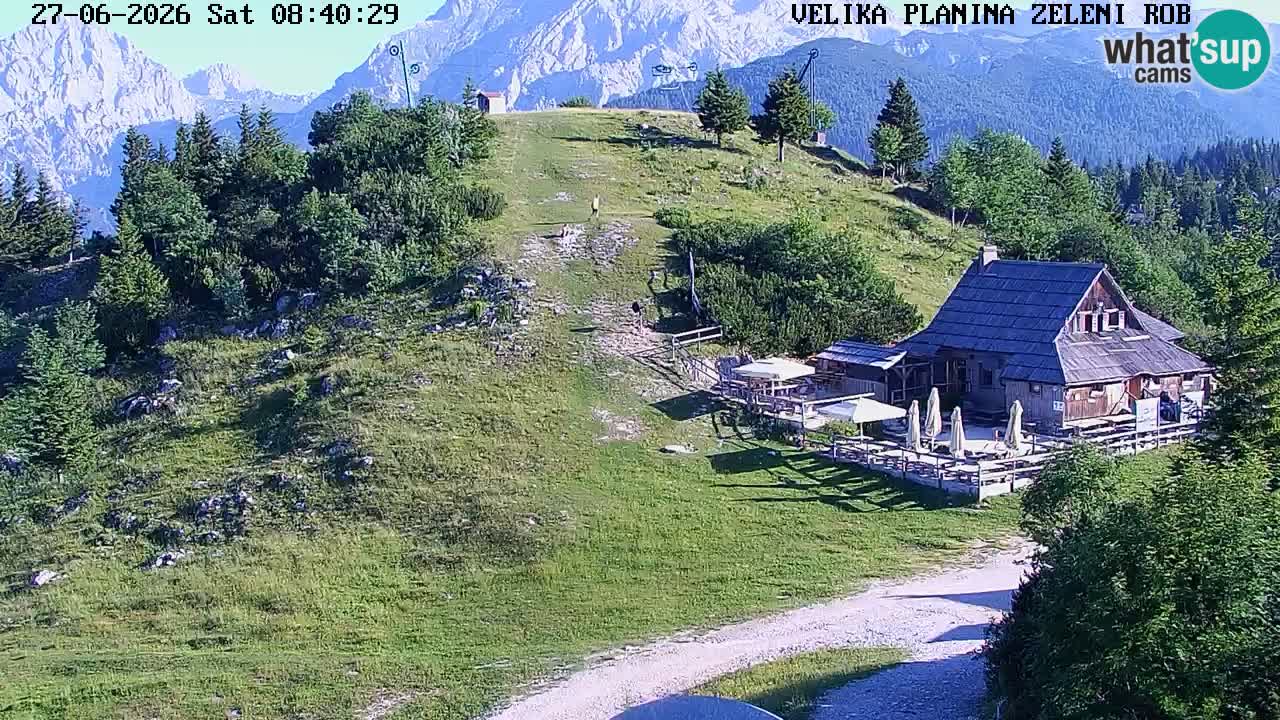 Zeleni Rob – Webcam live | Velika Planina