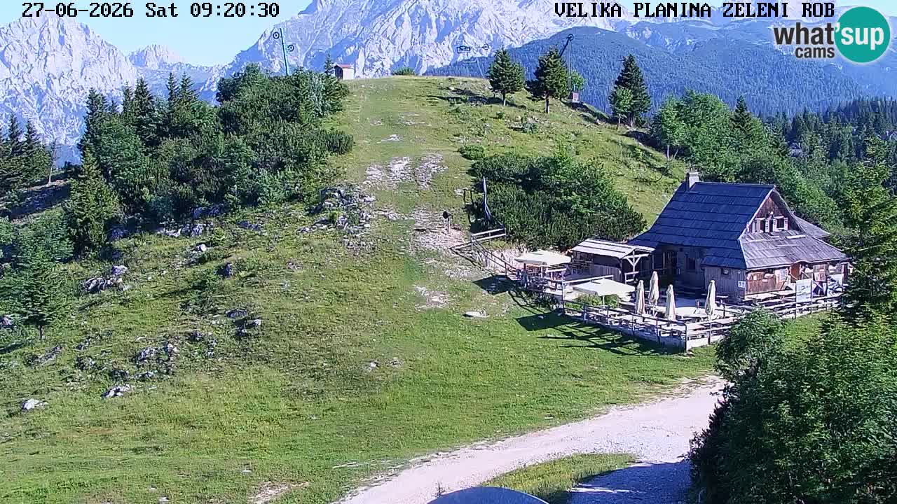 Zeleni Rob – Webcam live | Velika Planina