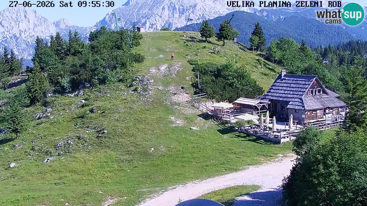 Zeleni Rob – Webcam live | Velika Planina
