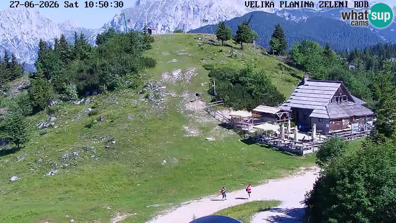 Zeleni Rob – Webcam live | Velika Planina