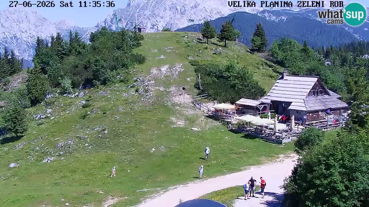 Zeleni Rob – Webcam live | Velika Planina