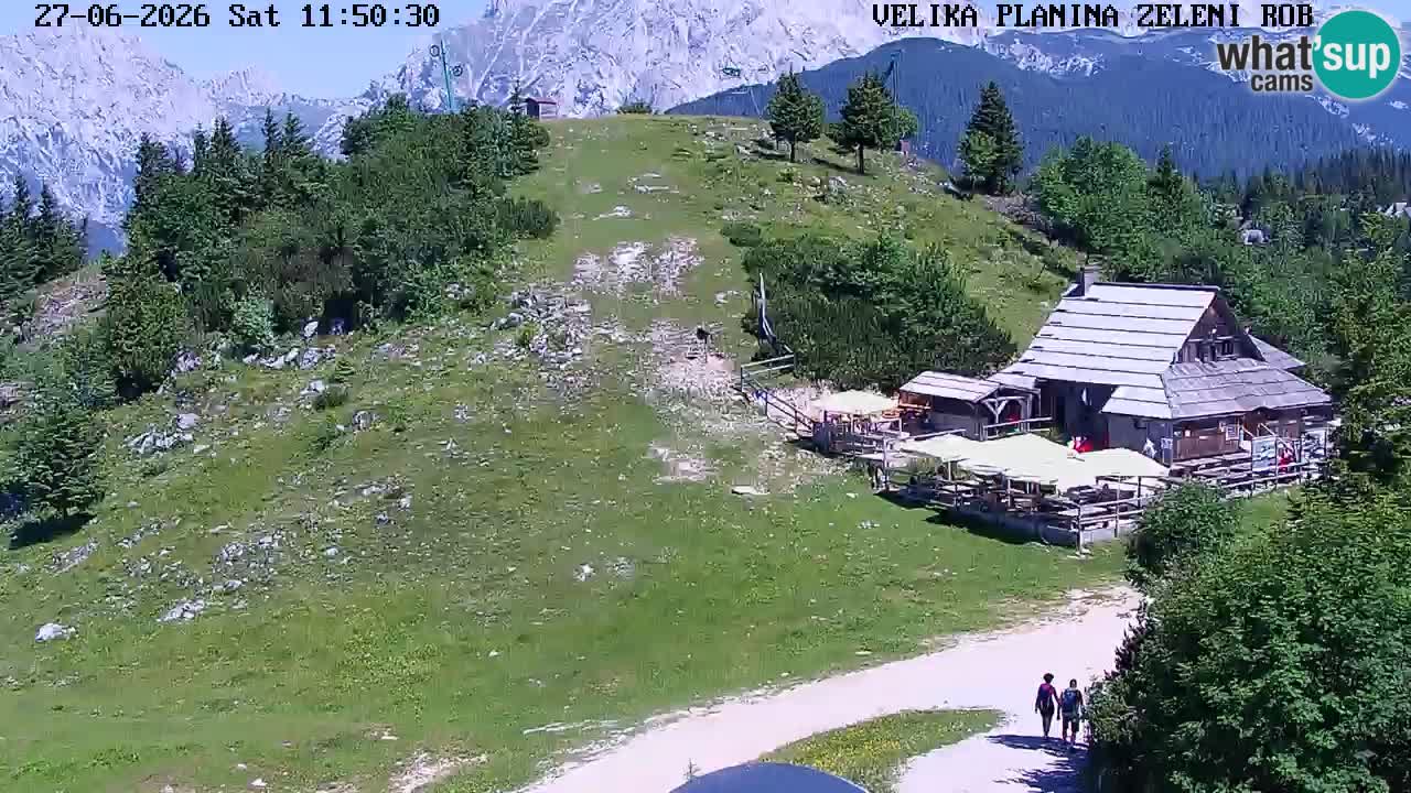 Zeleni Rob | Web kamera Velika Planina