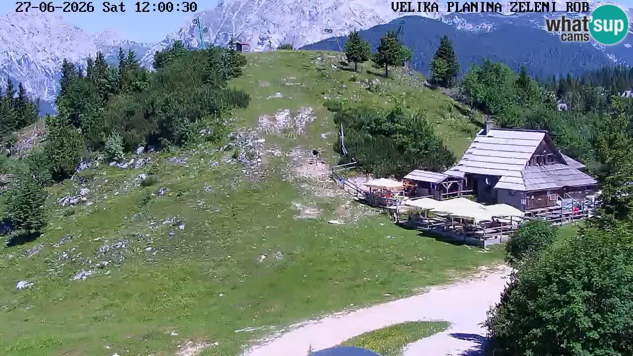 Zeleni Rob – Webcam live | Velika Planina