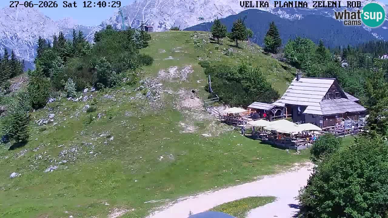 Zeleni Rob | Web kamera Velika Planina