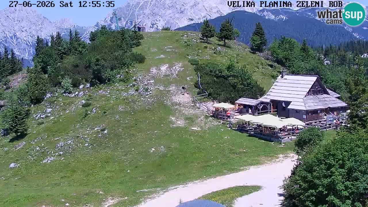 Zeleni Rob – Webcam live | Velika Planina