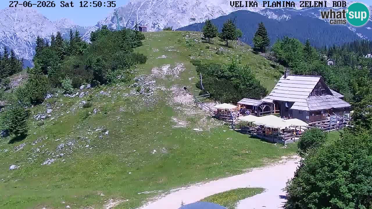 Zeleni Rob – Webcam live | Velika Planina