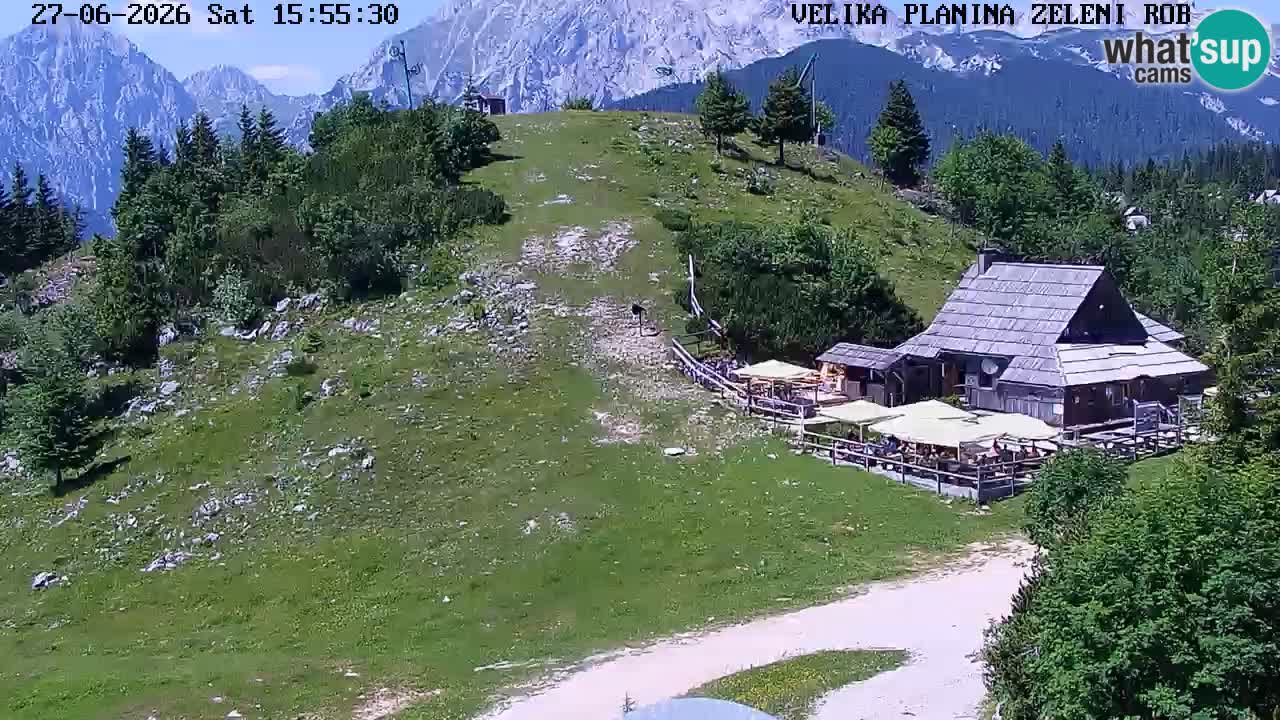 Zeleni Rob – Webcam live | Velika Planina